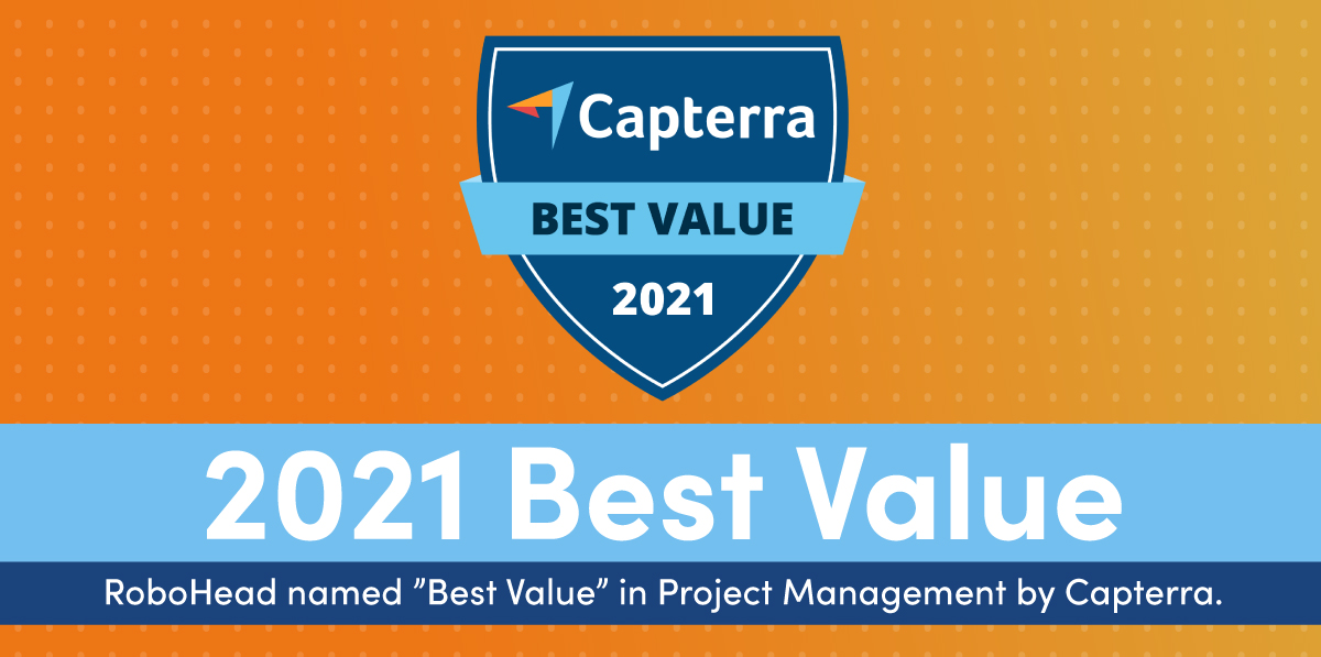 Capterra Best Value 2021 Project Management Software RoboHead